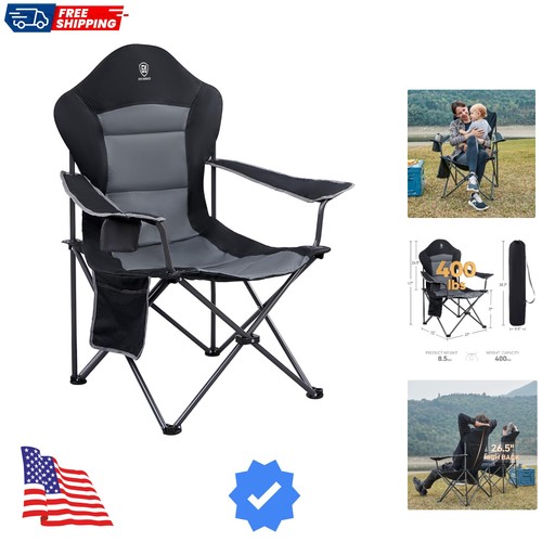 Folding camping chair with - camping,