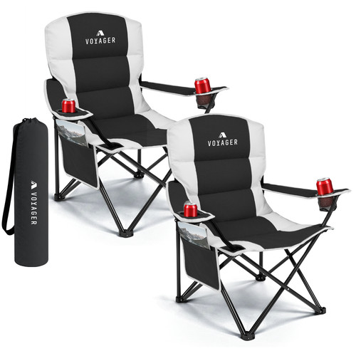 Voyager padded camping chairs - voyager,