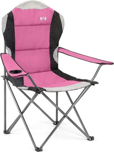 Deluxe folding camping chair - folding,