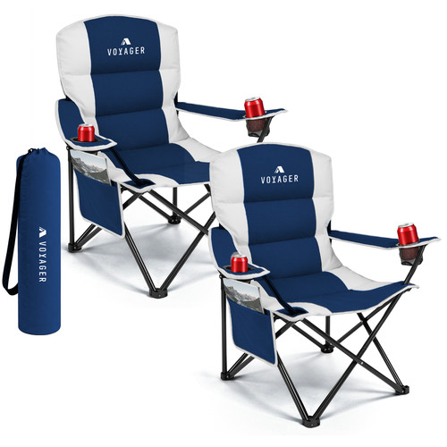 Voyager padded camping chairs - voyager,