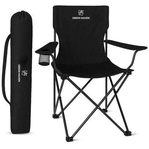 Green haven folding camping - green,