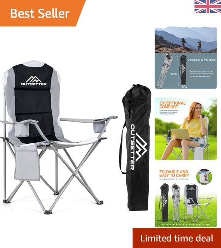 Luxury padded camping chair - luxury,